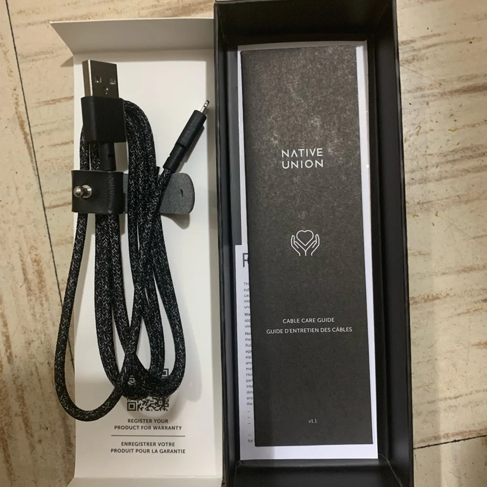 Native Union - 4' Lightning-to-USB Type-A Cable - Cosmos Apple Mfi Certificate